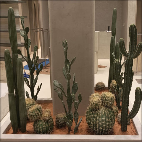 Faux Cactus Landscape