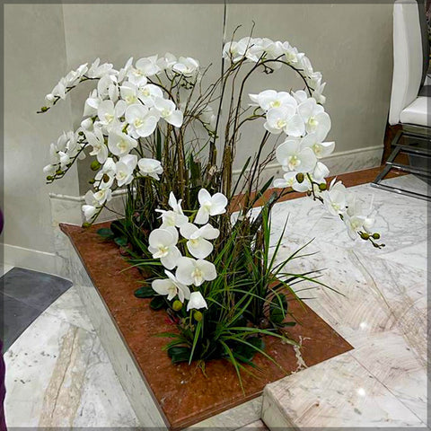 Faux Orchid Arrangement