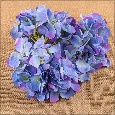 1 Head Artificial Hydrangea Silk Flowers