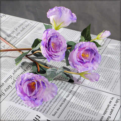 Artificial Eustoma grandiflorum flower