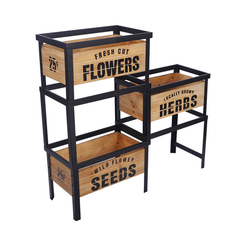 3-tier Planter Wooden Box