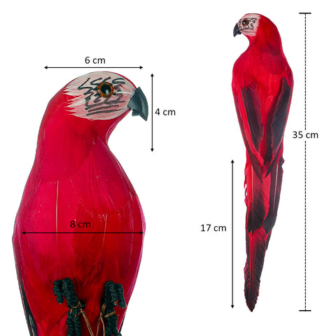 35CM Artificial Parrots