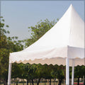 Sturdy white party tent perfect for weddings and events