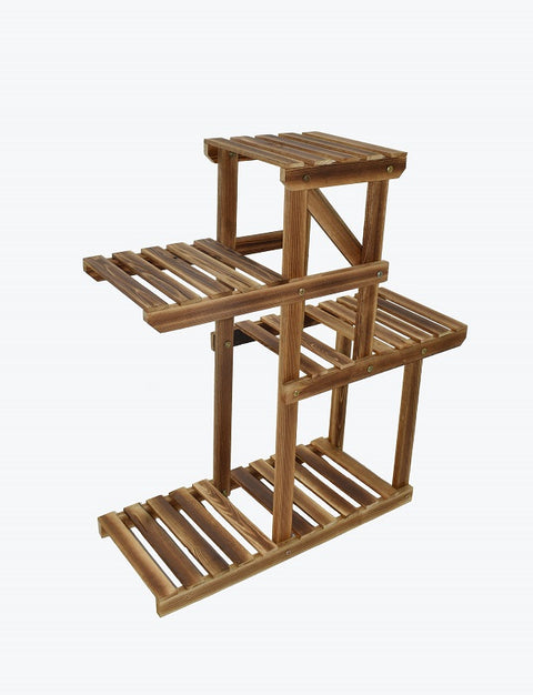 Wooden Shelves Plants Rack