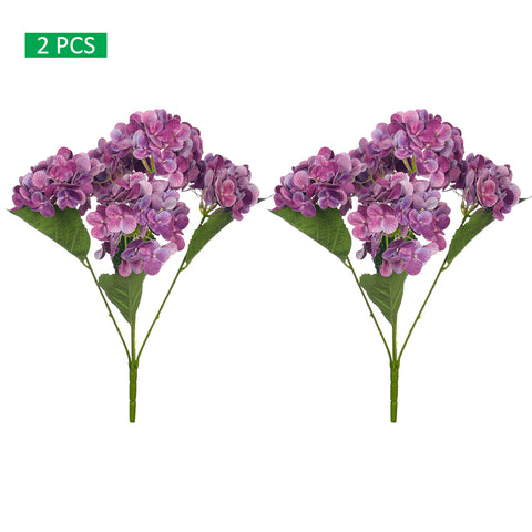 2bunches Nearly Natural 3D Hydrangea Flower