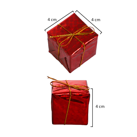 4cm Miniature Christmas Tree Gift Boxes 3pcs