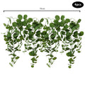 Faux leaf geranium hanging decor for rustic or modern spaces