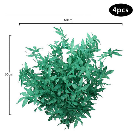 Artificial sweet gum branch for decor