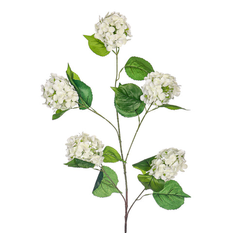 5 heads Real Touch Hydrangea Flower Stem