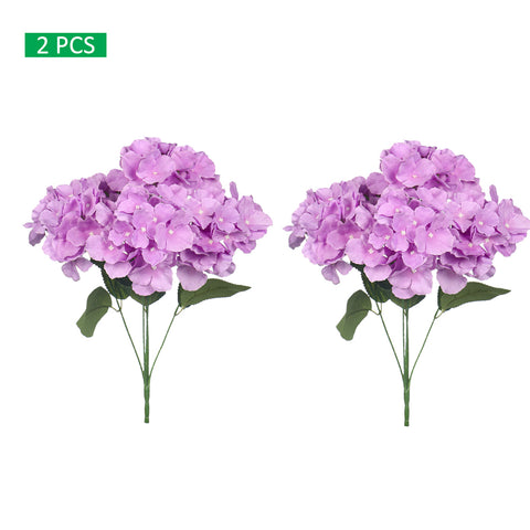 2pcs Artificial Silk Hydrangea Flower