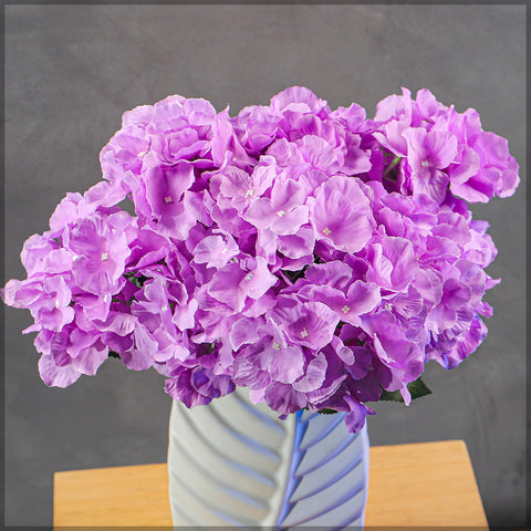 2pcs Artificial Silk Hydrangea Flower