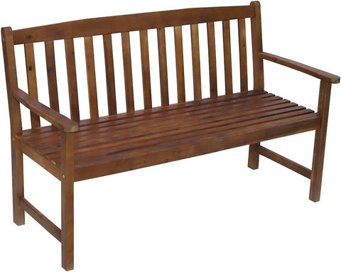 solid wood outdoor bench