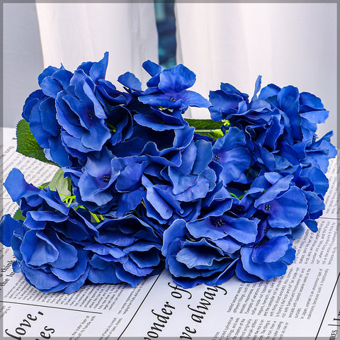 5 heads Silk Hydrangea Flower