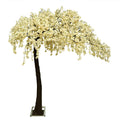 Tall artificial champagne blossom tree for home decor