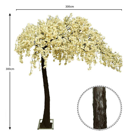 Realistic artificial blossom tree for events