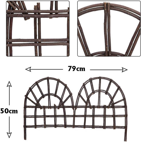 Outdoor decorative fence panels enhancing garden aesthetics