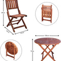 5-piece acacia wood furniture set, ideal for garden and patio