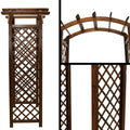 Enhance your outdoor space with our Wood Arbor Garden Gate.