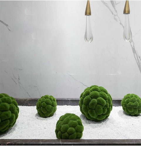 Artificial Decorative Green Moss Ball