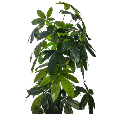 Faux fortune tree plant for indoor spaces