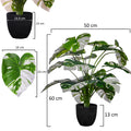 Decorative Monstera Plant 70cm Tall for Office Styling