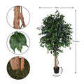 Large fake ficus tree for home decor