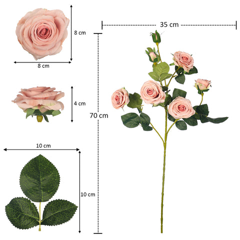 Artificial Long Stem Rose flowers