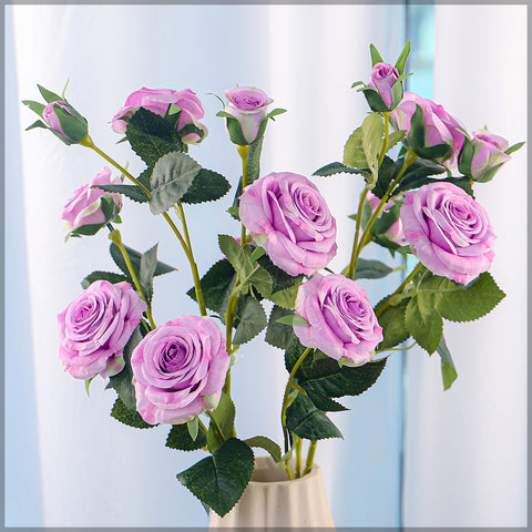 Artificial Long Stem Rose flowers