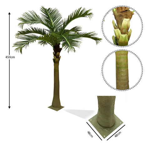 Beautiful artificial coconut palm tree outdoor for garden decoration