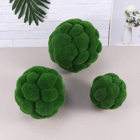 Artificial Decorative Green Moss Ball