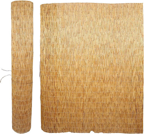 Bamboo reed fence for privacy and aesthetic outdoor garden decor