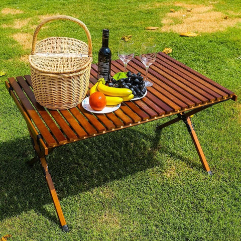 Folding Wood Portable Table offers unmatched stability and durability.