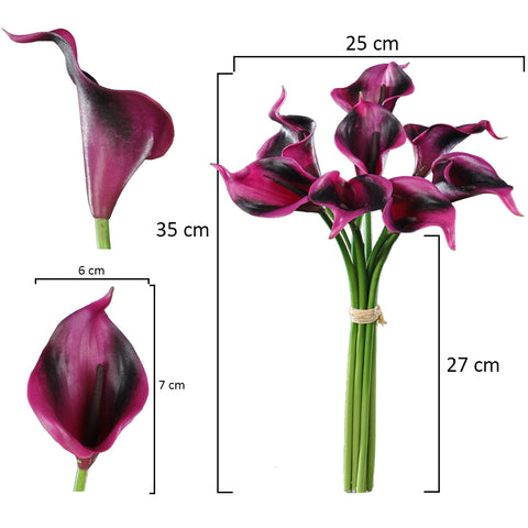 Artificial Mini Calla Lilies Flowers