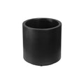 Black decorative plastic planter