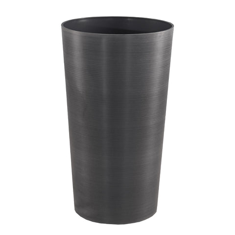 Tall plastic plant pot for indoor plants