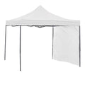 Portable canopy sidewalls for added shelter and protection