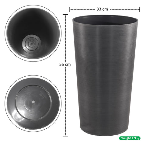 Tall Plastic Plant Pot