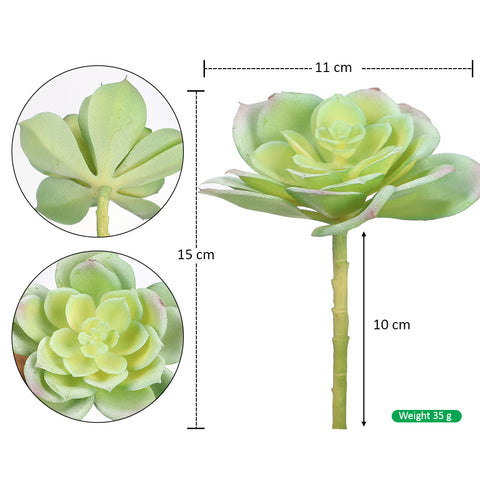 Artificial Echeveria Succulent Pick