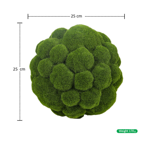 Artificial Decorative Green Moss Ball