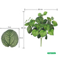 Artificial green leaf bunch for home decoration