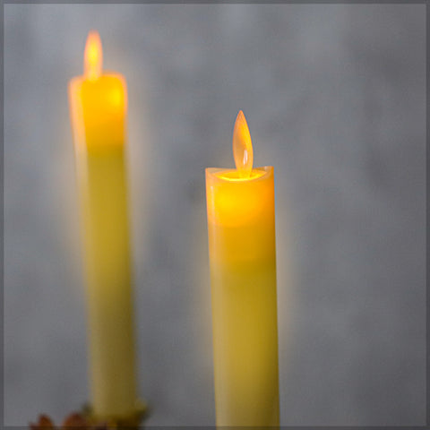 LED Candle with Gold Stand