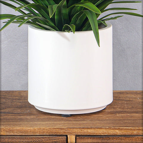 White Decorative Plastic Planter