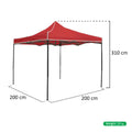 Reliable outdoor shade canopy with heavy-duty fabric for sun and rain protection