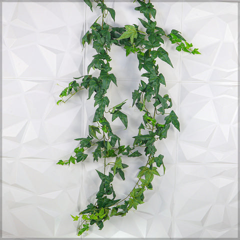 Fake hanging ivy plant