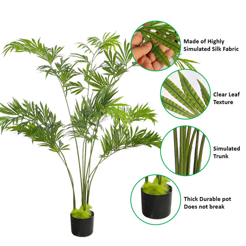 Artificial Potted Palm Plant 140cm Tall