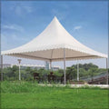 Easy-to-assemble white event tent for trade shows and picnics