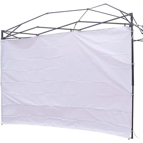 Canopy with sidewalls offering rain and snow protection