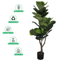 Realistic artificial fiddle leaf fig tree