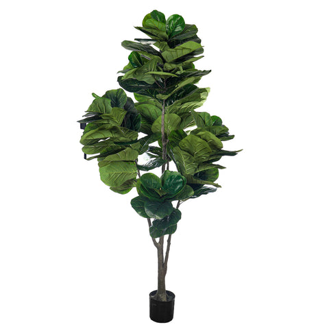 Faux fiddle leaf fig plant