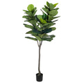 Artificial fiddle leaf fig plant for stylish home décor